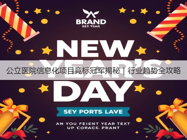 公立医院信息化项目竞标冠军揭秘|行业趋势全攻略(图2) 公立医院信息化项目竞标冠军揭秘|行业趋势全攻略(图2)