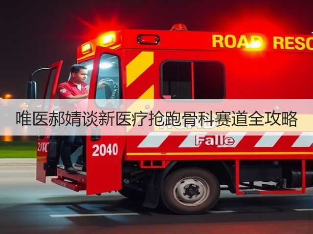 唯医郝婧谈新医疗抢跑骨科赛道全攻略(图3) 唯医郝婧谈新医疗抢跑骨科赛道全攻略(图3)
