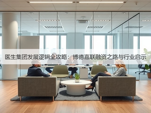 医生集团发展逻辑全攻略:博德嘉联融资之路与行业启示(图1) 医生集团发展逻辑全攻略:博德嘉联融资之路与行业启示(图1)