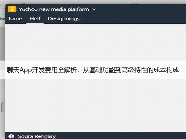 聊天App开发费用全解析:从基础功能到高级特性的成本构成(图3) 聊天App开发费用全解析:从基础功能到高级特性的成本构成(图3)