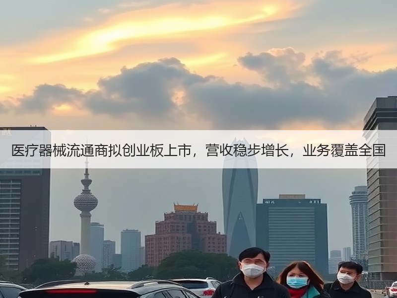 医疗器械流通商拟创业板上市，营收稳步增长，业务覆盖全国
