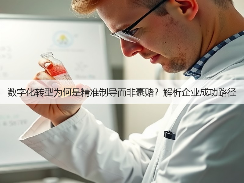 数字化转型为何是精准制导而非豪赌？解析企业成功路径