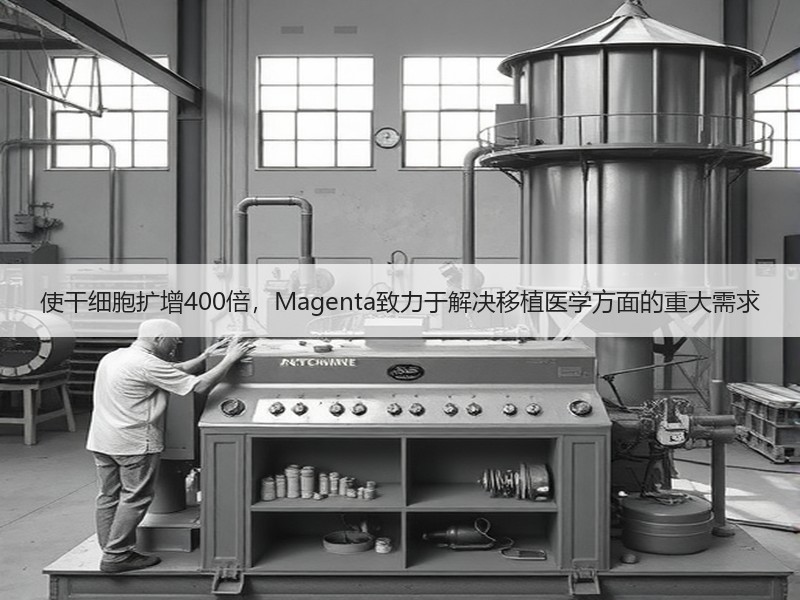 使干细胞扩增400倍，Magenta致力于解决移植医学方面的