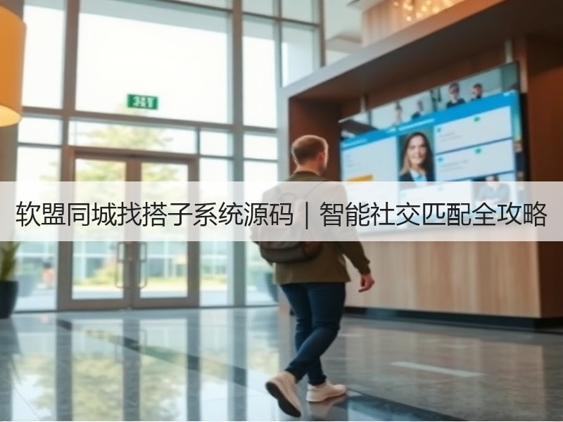 软盟同城找搭子系统源码｜智能社交匹配全攻略