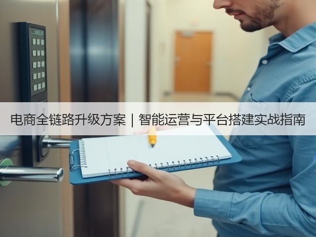 电商全链路升级方案|智能运营与平台搭建实战指南(图1) 电商全链路升级方案|智能运营与平台搭建实战指南(图1)