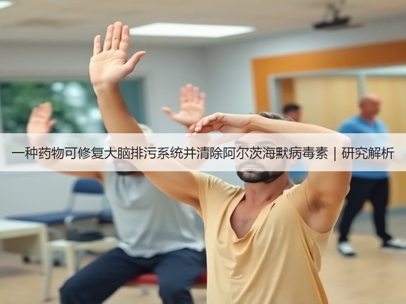 一种药物可修复大脑排污系统并清除阿尔茨海默病毒素｜研究解析