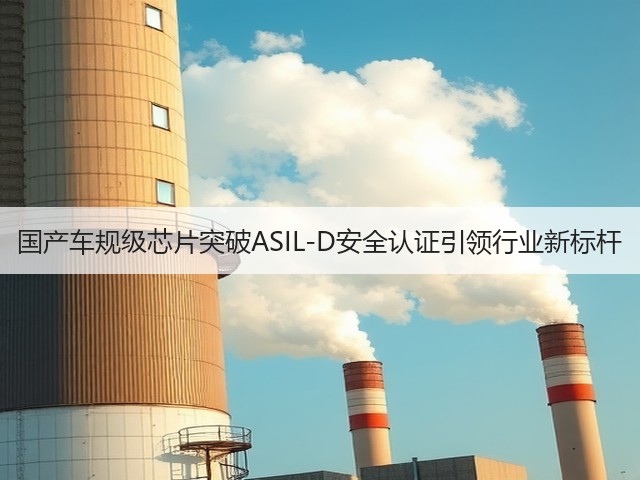 国产车规级芯片突破ASIL-D安全认证引领行业新标杆(图1) 国产车规级芯片突破ASIL-D安全认证引领行业新标杆(图1)