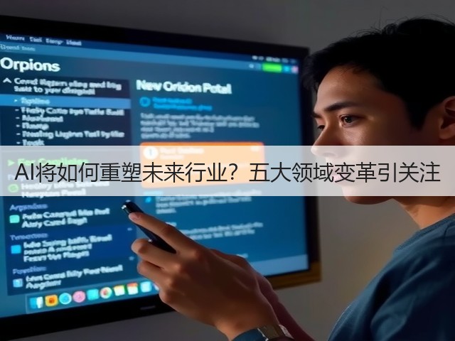 AI将如何重塑未来行业？五大领域变革引关注(图1)