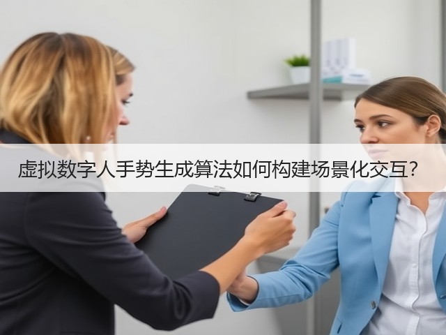 虚拟数字人手势生成算法如何构建场景化交互?(图3) 虚拟数字人手势生成算法如何构建场景化交互?(图3)