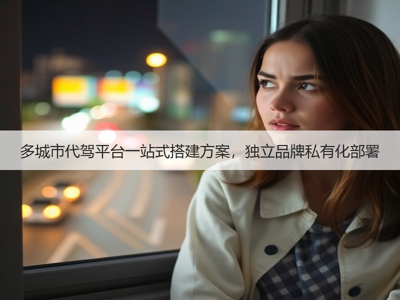 多城市代驾平台一站式搭建方案，独立品牌私有化部署
