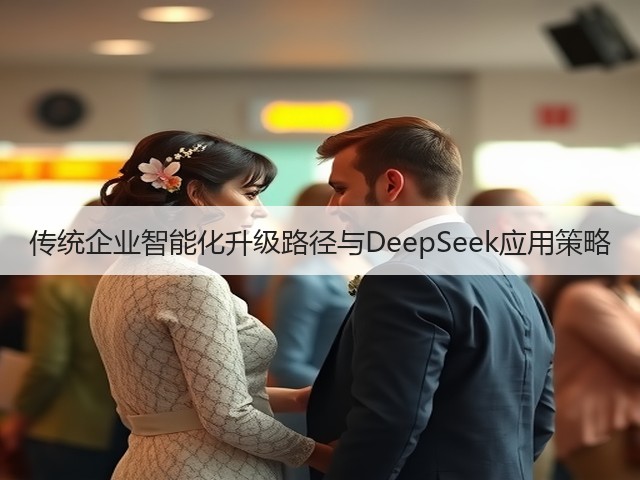 传统企业智能化升级路径与DeepSeek应用策略(图1) 传统企业智能化升级路径与DeepSeek应用策略(图1)