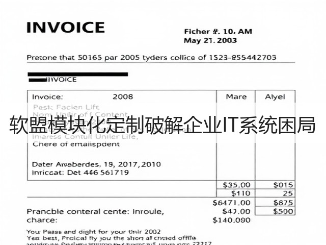 软盟模块化定制破解企业IT系统困局(图1) 软盟模块化定制破解企业IT系统困局(图1)