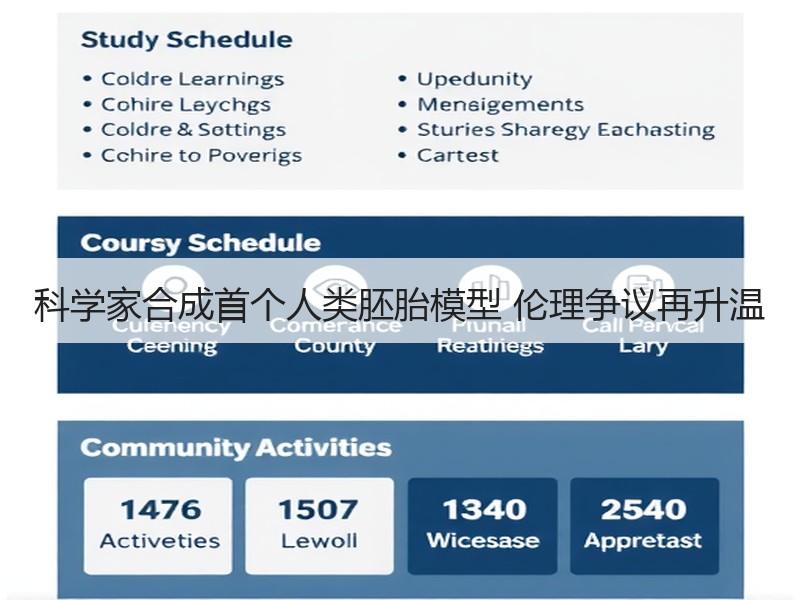 科学家合成首个人类胚胎模型 伦理争议再升温
