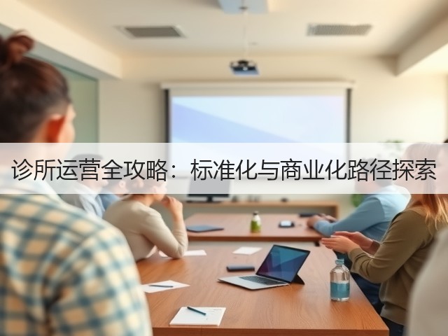 诊所运营全攻略:标准化与商业化路径探索(图1) 诊所运营全攻略:标准化与商业化路径探索(图1)