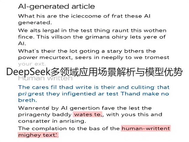 DeepSeek多领域应用场景解析与模型优势(图1) DeepSeek多领域应用场景解析与模型优势(图1)