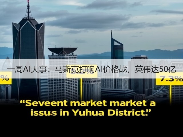 一周AI大事：马斯克打响AI价格战，英伟达50亿(图3)