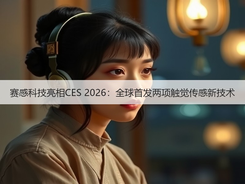 赛感科技亮相CES 2026：全球首发两项触觉传感新技术