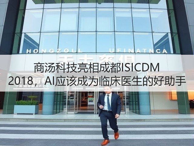 商汤科技亮相成都ISICDM 2018，AI应该成为临床医生的好助手(图3)