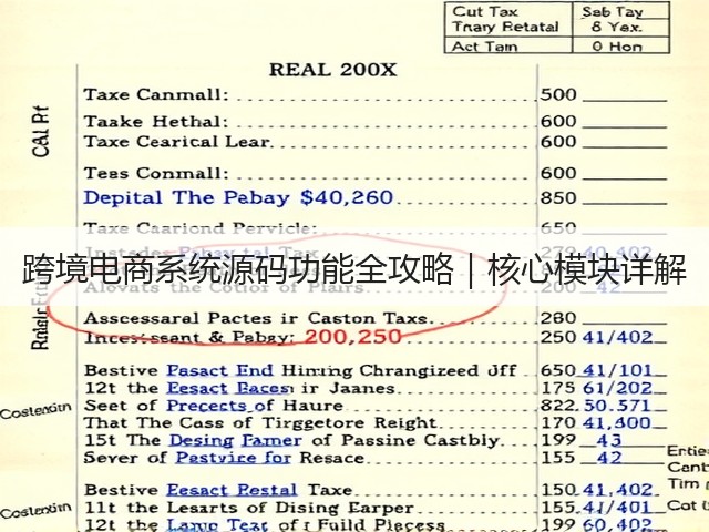 跨境电商系统源码功能全攻略|核心模块详解(图2) 跨境电商系统源码功能全攻略|核心模块详解(图2)