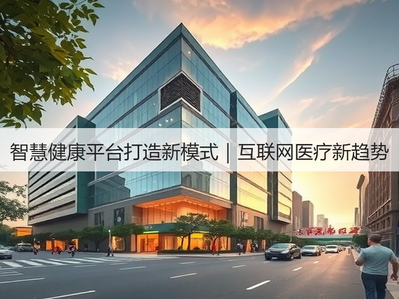 智慧健康平台打造新模式｜互联网医疗新趋势