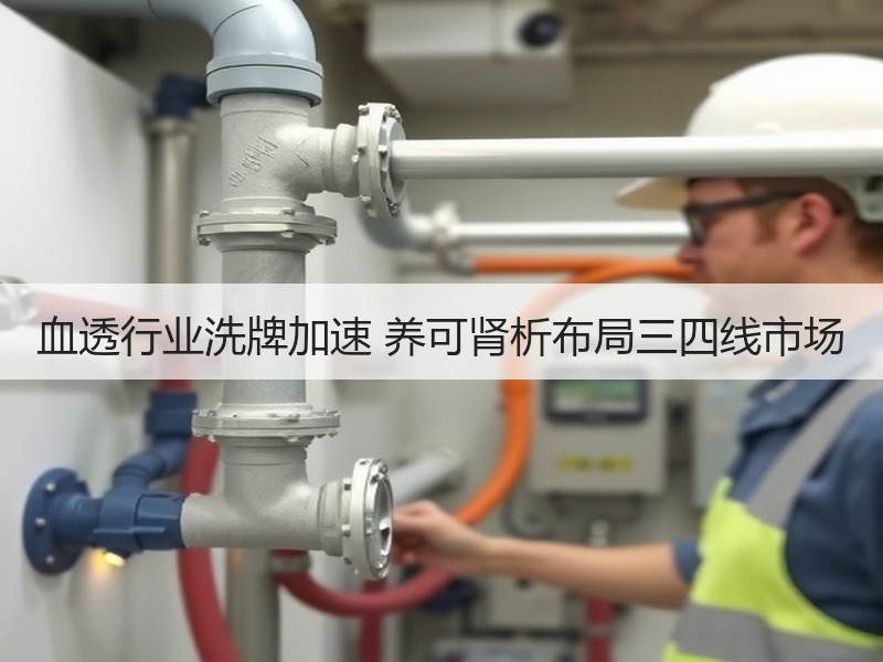 血透行业洗牌加速 养可肾析布局三四线市场