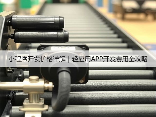 小程序开发价格详解|轻应用APP开发费用全攻略(图3) 小程序开发价格详解|轻应用APP开发费用全攻略(图3)