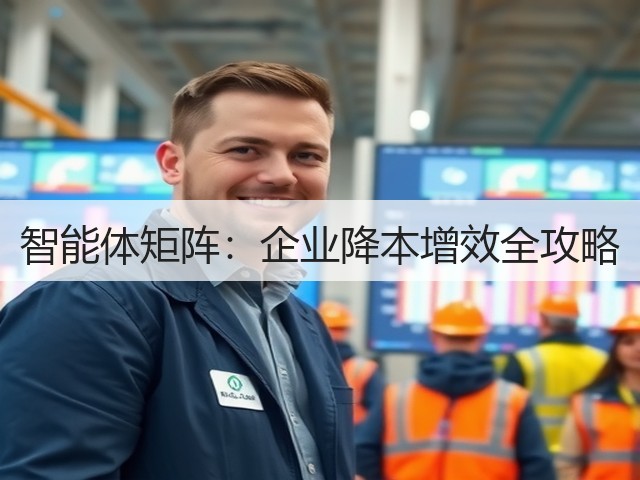 智能体矩阵:企业降本增效全攻略(图2) 智能体矩阵:企业降本增效全攻略(图2)