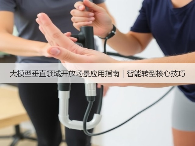 大模型垂直领域开放场景应用指南|智能转型核心技巧(图2) 大模型垂直领域开放场景应用指南|智能转型核心技巧(图2)