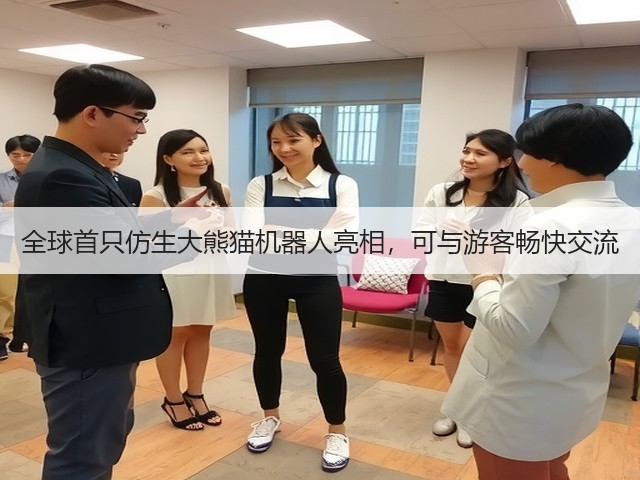 全球首只仿生大熊猫机器人亮相,可与游客畅快交流(图2) 全球首只仿生大熊猫机器人亮相,可与游客畅快交流(图2)