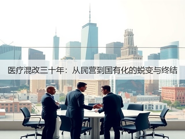 医疗混改三十年:从民营到国有化的蜕变与终结(图2) 医疗混改三十年:从民营到国有化的蜕变与终结(图2)