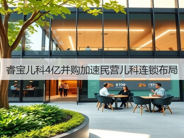 睿宝儿科4亿并购加速民营儿科连锁布局(图3)