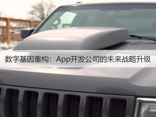 数字基因重构:App开发公司的未来战略升级(图3) 数字基因重构:App开发公司的未来战略升级(图3)