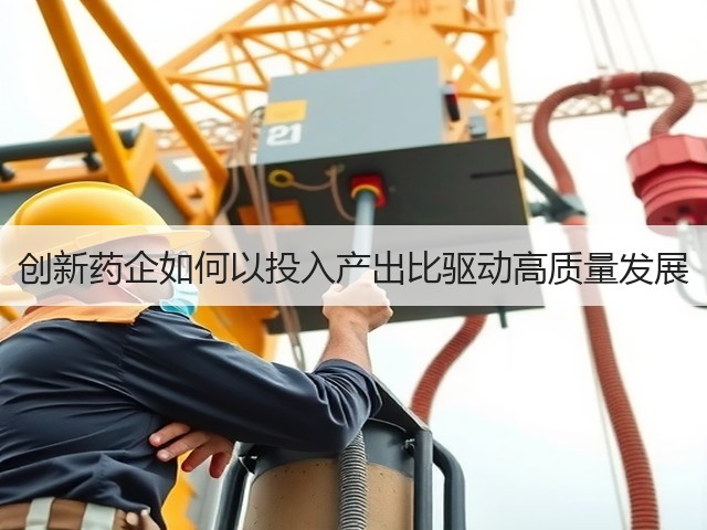 创新药企如何以投入产出比驱动高质量发展(图1)
