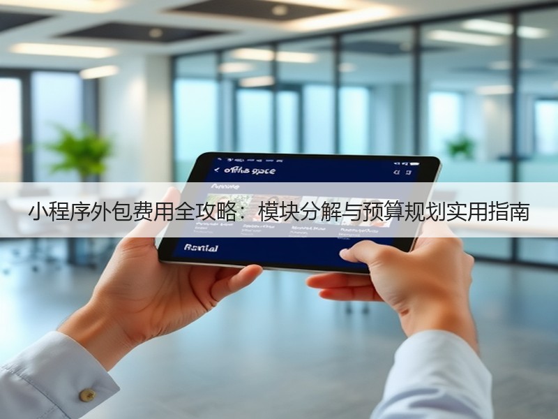 小程序外包费用全攻略：模块分解与预算规划实用指南