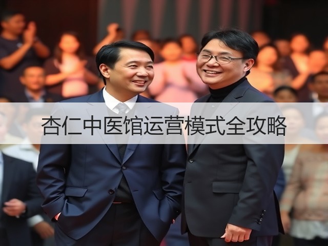 杏仁中医馆运营模式全攻略(图2) 杏仁中医馆运营模式全攻略(图2)
