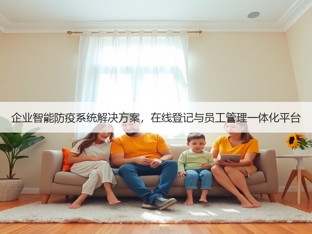 企业智能防疫系统解决方案，在线登记与员工管理一体化平台(图1)