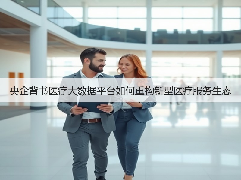 央企背书医疗大数据平台如何重构新型医疗服务生态