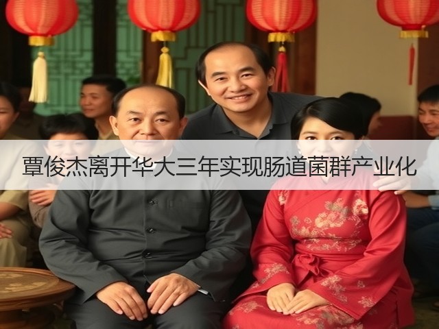 覃俊杰离开华大三年实现肠道菌群产业化(图2)
