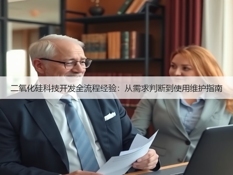 二氧化硅科技开发全流程经验：从需求判断到使用维护指南
