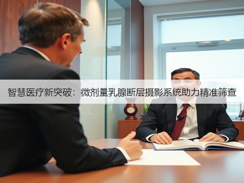智慧医疗新突破：微剂量乳腺断层摄影系统助力精准筛查