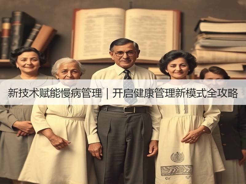 新技术赋能慢病管理｜开启健康管理新模式全攻略