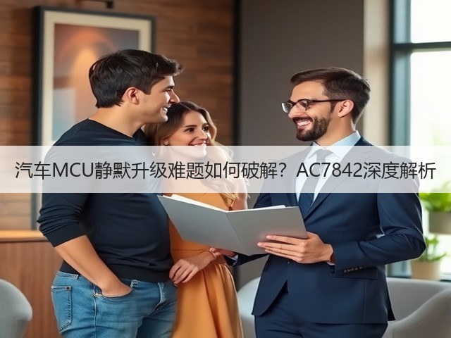 汽车MCU静默升级难题如何破解?AC7842深度解析(图1) 汽车MCU静默升级难题如何破解?AC7842深度解析(图1)