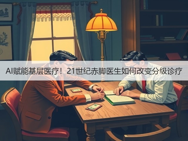 AI赋能基层医疗！21世纪赤脚医生如何改变分级诊疗(图1)