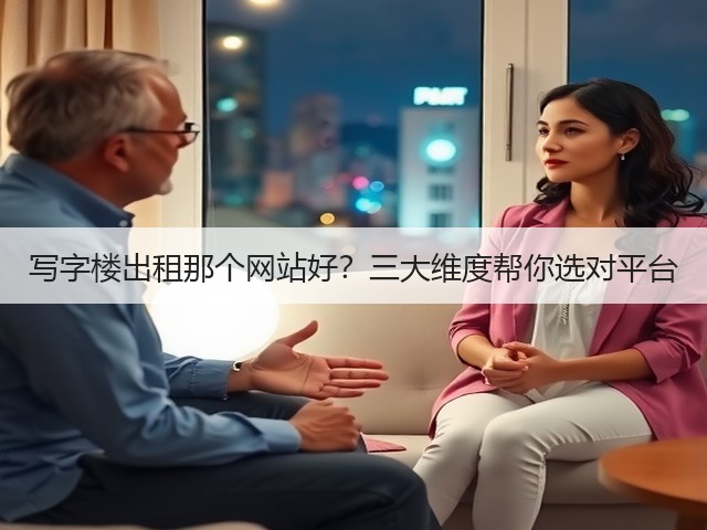 写字楼出租那个网站好?三大维度帮你选对平台(图1) 写字楼出租那个网站好?三大维度帮你选对平台(图1)