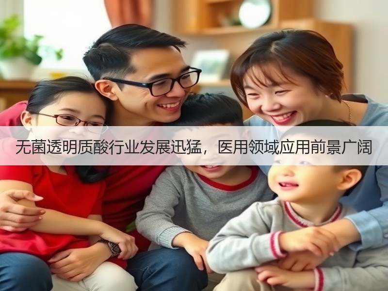 无菌透明质酸行业发展迅猛，医用领域应用前景广阔