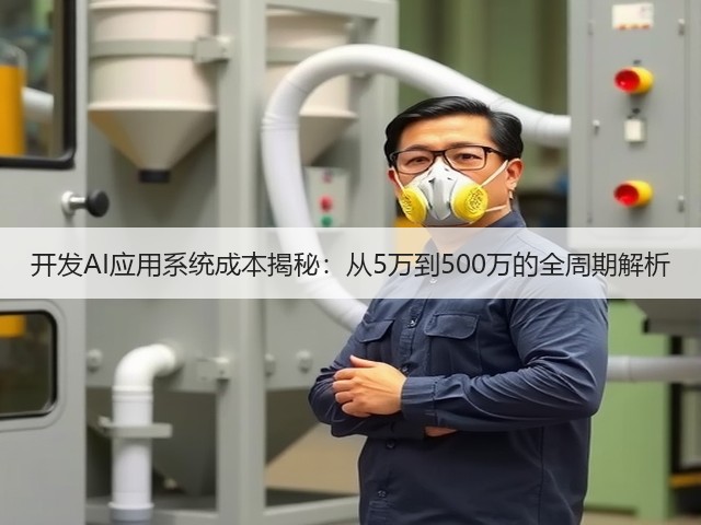 开发AI应用系统成本揭秘:从5万到500万的全周期解析(图2) 开发AI应用系统成本揭秘:从5万到500万的全周期解析(图2)