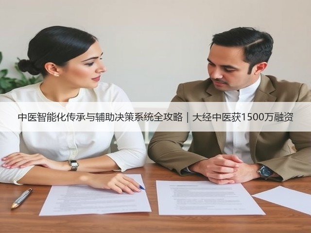 中医智能化传承与辅助决策系统全攻略｜大经中医获1500万融资(图3)
