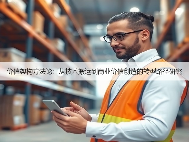 价值架构方法论:从技术搬运到商业价值创造的转型路径研究(图3) 价值架构方法论:从技术搬运到商业价值创造的转型路径研究(图3)