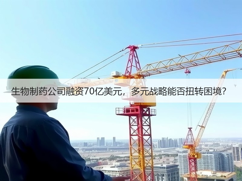 生物制药公司融资70亿美元，多元战略能否扭转困境？