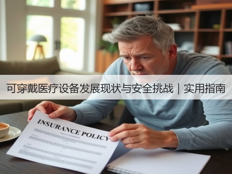 可穿戴医疗设备发展现状与安全挑战｜实用指南